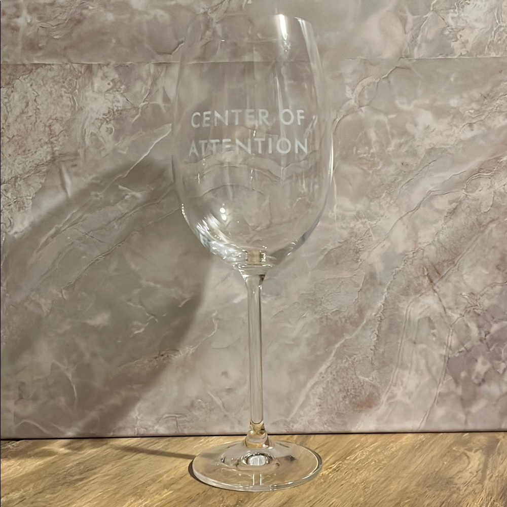 Kate Spade Wine Glass